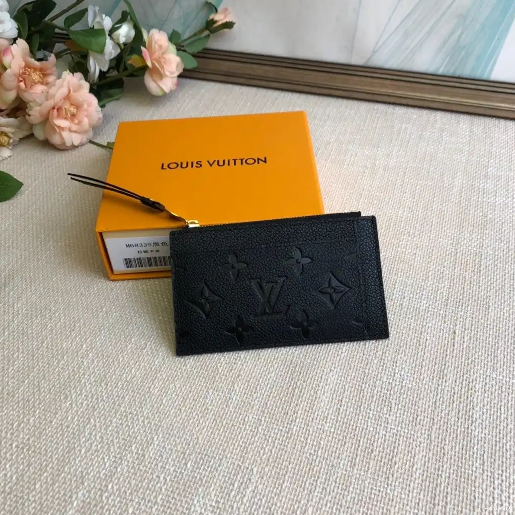 LOUIS HOLDER CARD ZIPPED VUITTON 0330